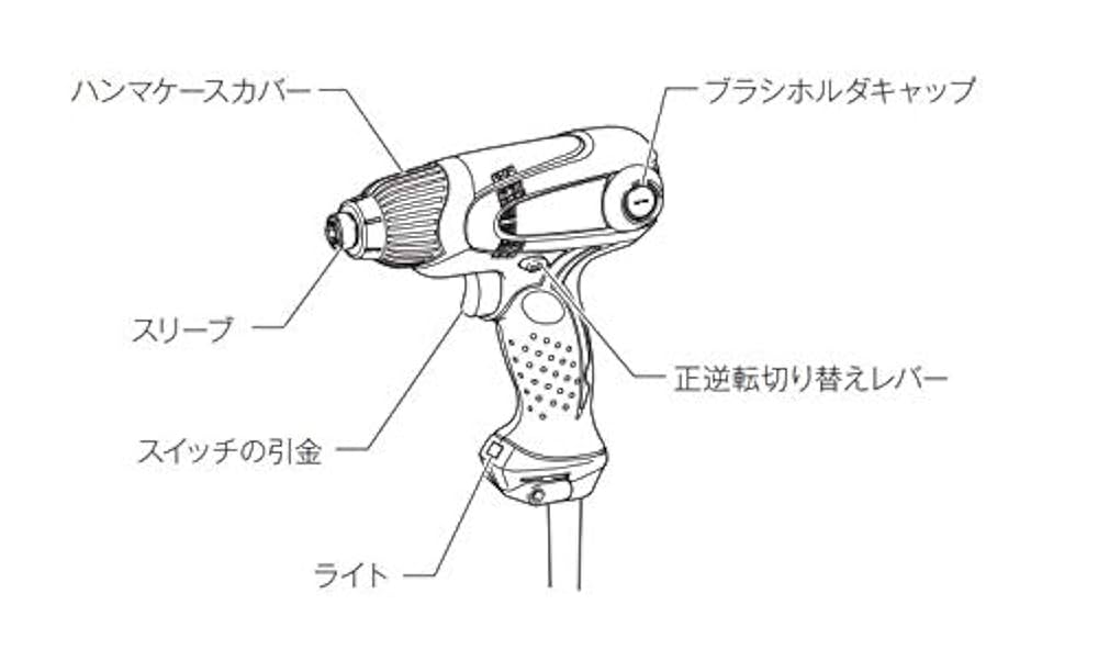 Makita - マキタ インパクトドライバ 電源コード式 MTD0100×1台 マキタ マキタ AC100V（電源コード式） インパクトドライバ